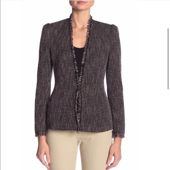 Rebecca Taylor Multi Tweed Blazer - Picture 2 of 7